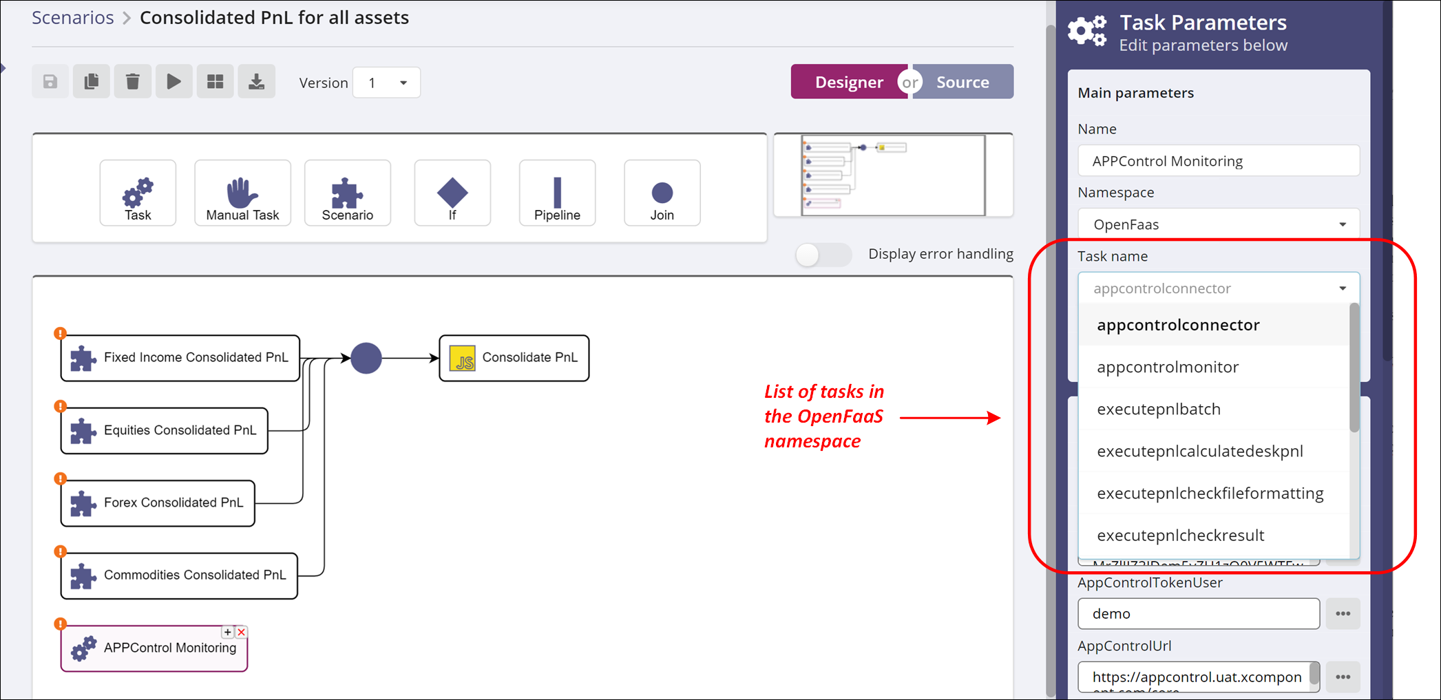 Task catalog