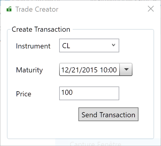 Trade Creator