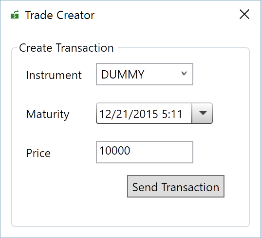 Trade Creator - Test 2