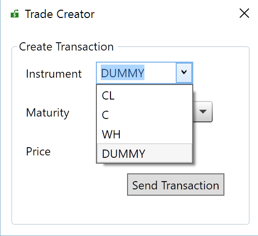 Trade Creator - Test 2